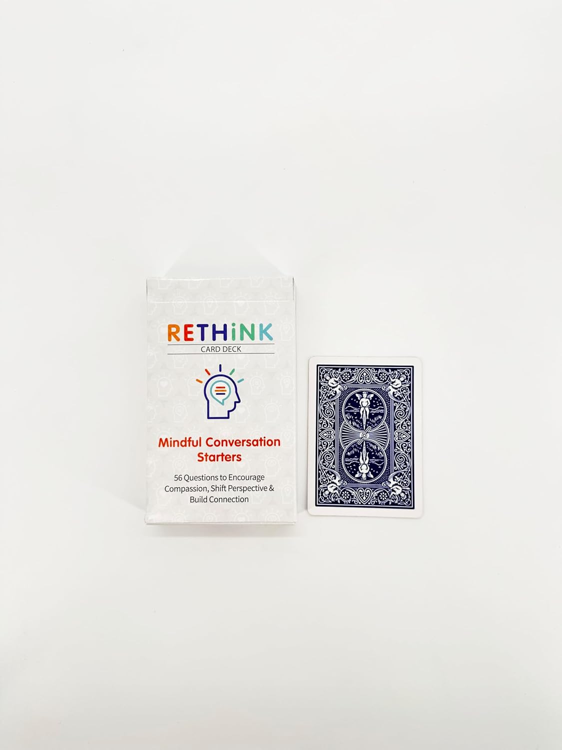 RETHiNK Card Deck Mindful Conversation Starters: 56 Questions to Encourage Compassion, Shift Perspective & Build Connection