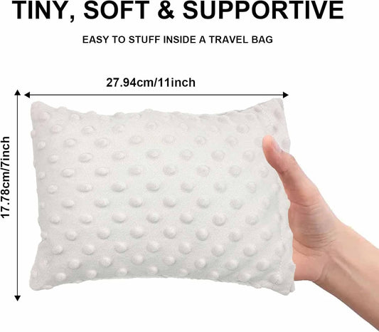 Small Soft Knee Pillow for Side Sleepers, 11" x 7.5" Hip Leg Support Pillows Joints Cushion Relief from Knees Sciatica Joints Back Pain After Surgery for Sleeping Gifts (Grey)