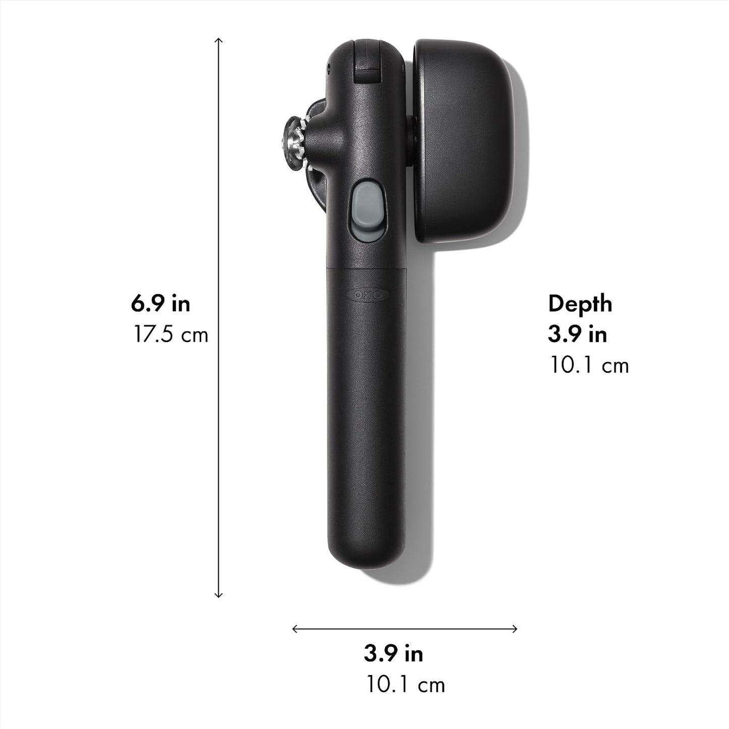 OXO Good Grips Lock & Go Can Opener, Manual Can Opener with Locking Arms and Easy-Release Button, Handheld Kitchen Gadget, Compact Kitchen Utensil for Everyday Use