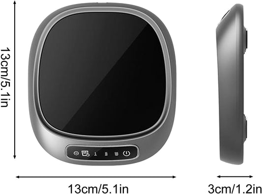 Mug Warmer, 10W Coffee Cup Warmer for Desk with Digital Display, 1-8H Timer Auto Shut Off, Smart Electric Coffee Heating Plate, Ideal Gifts for Women Men