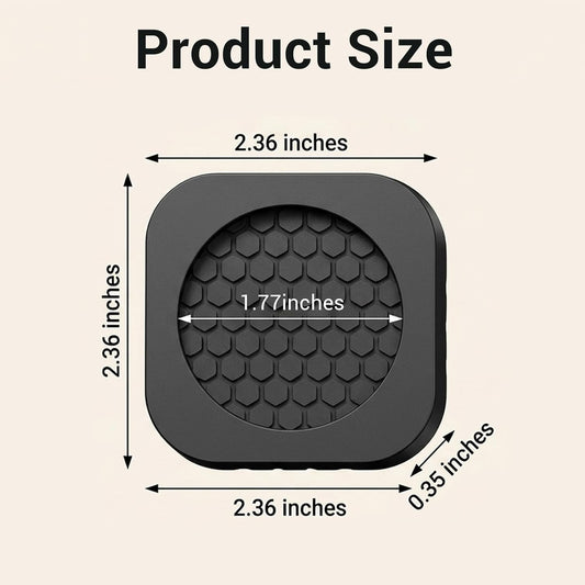 4 Pcs Anti Vibration Pad for Washing Machine, Washer and Dryer Pedestals, Rubber Shock Absorbing Feet for Noise Cancelling and Floor Protection