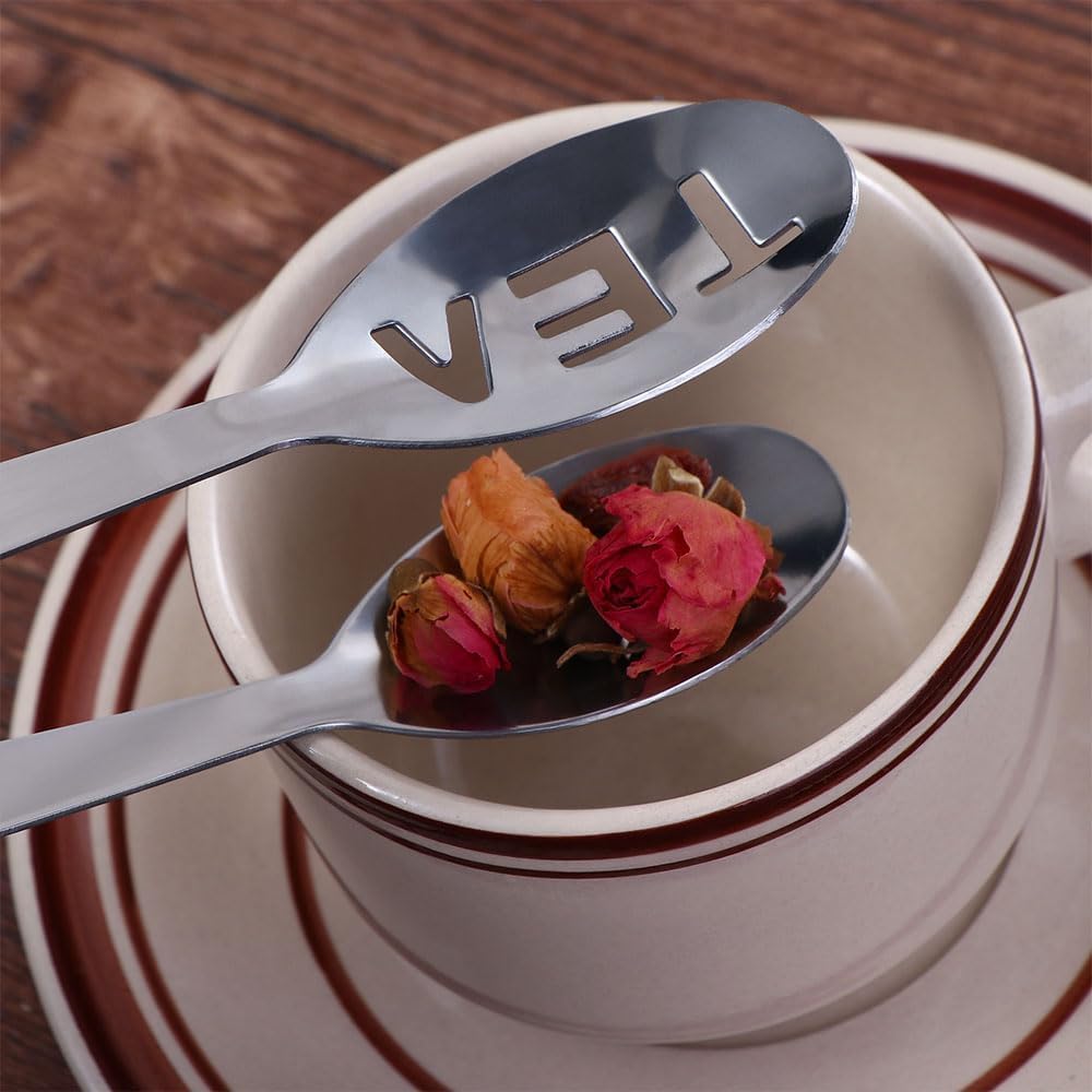 Silver Tea Bag Squeezer,Stainless Steel Oval Tea Bag Squeezer Tongs,Tea Filter Clamp Tea Strainer Holder Clip,Suitable Tea Filters for Gripping Ice Cube,Sugar(12.3cm)