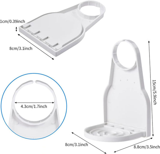 2 Pack Laundry Detergent Holder with Drip Catcher Tray | Laundry Soap Dispenser, Laundry Room Organization and Storage