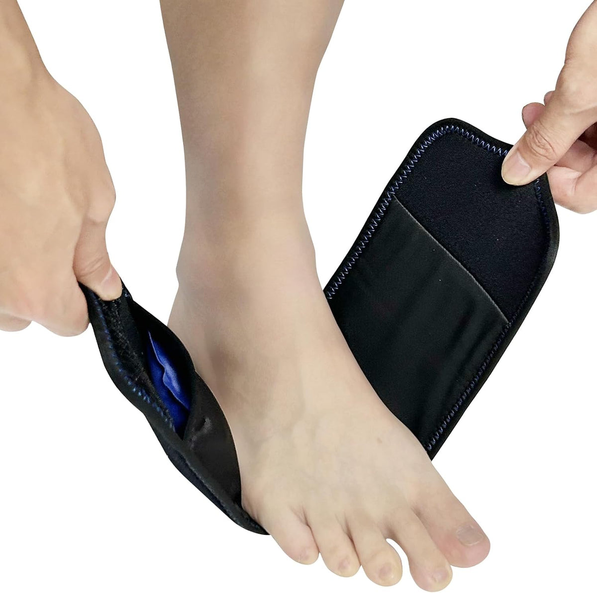 MR.ICE Knee Ice Pack Wrap 2 Packs,Reusable Ice Packs for Knee for Injuries