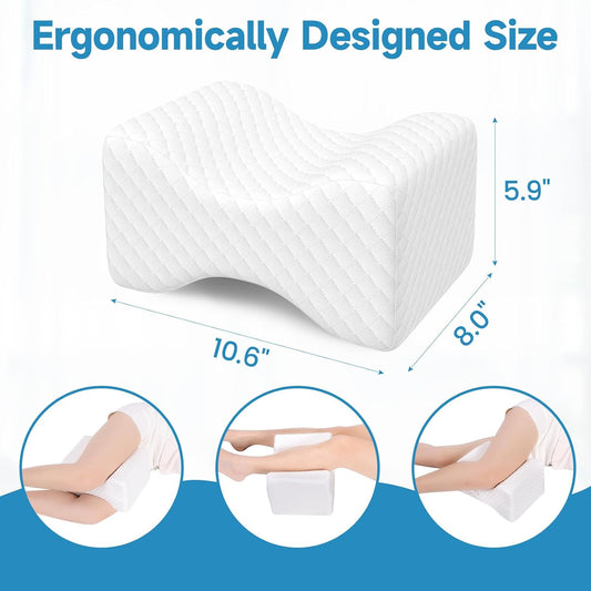 TranquilRelax Knee Pillow for Side Sleepers, Leg Pillow for Side Sleeping