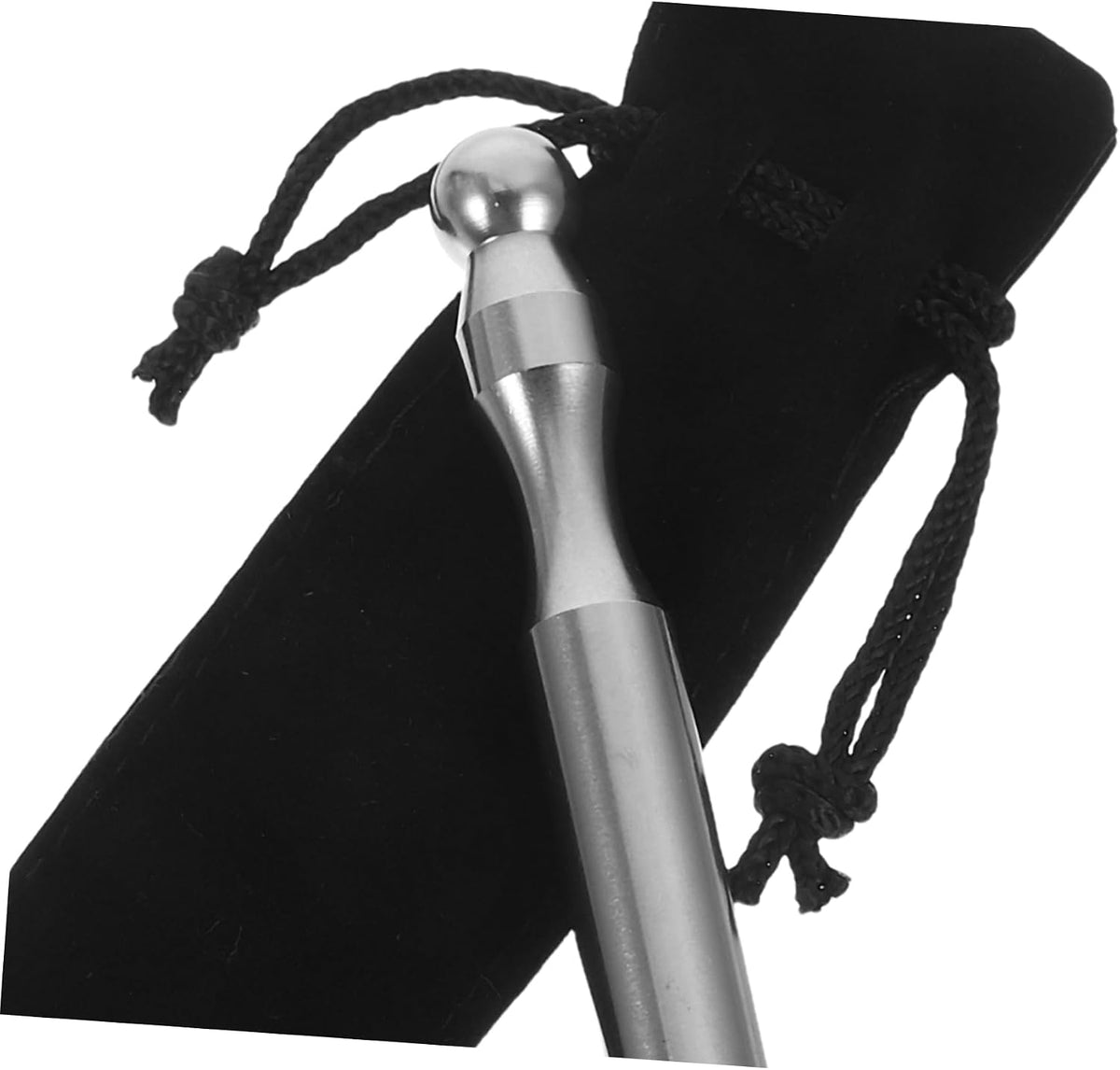 Stainless Steel Deep Tissue Massage Rod for Legs Back Silver