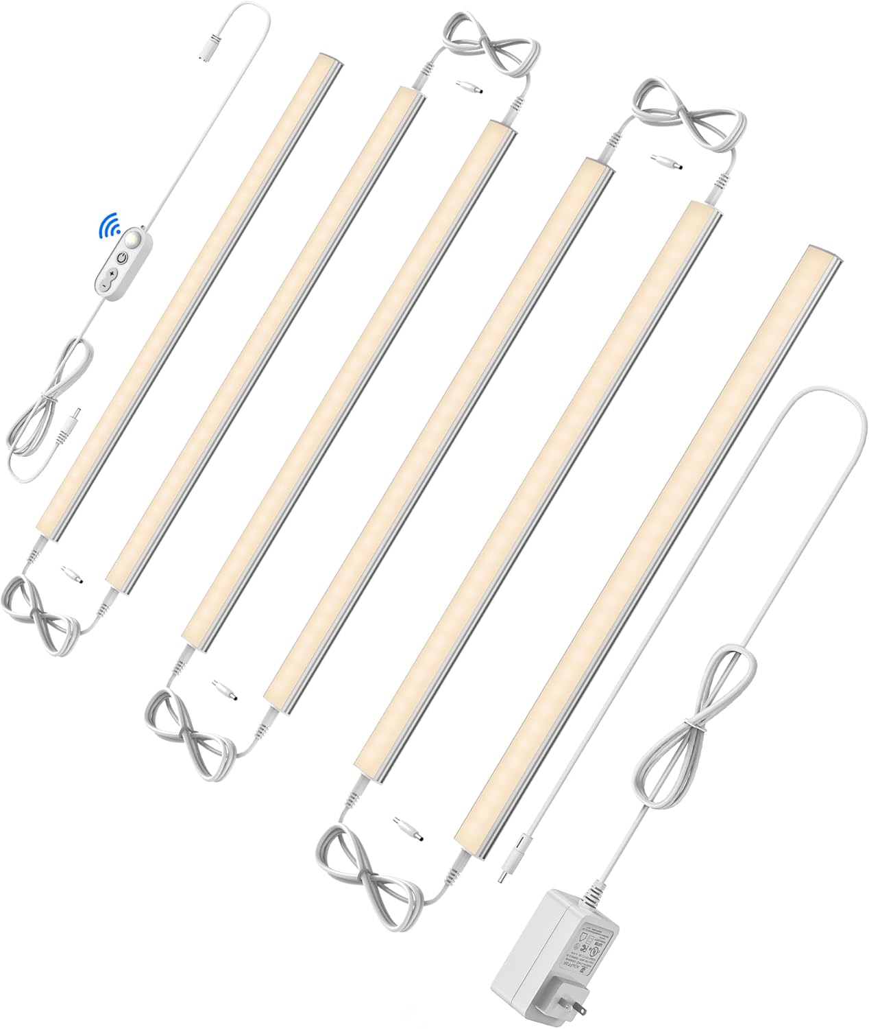 Motion Sensor Cabinet Lighting, 4500K Daylight, 3 Pack 12 inch Linkable