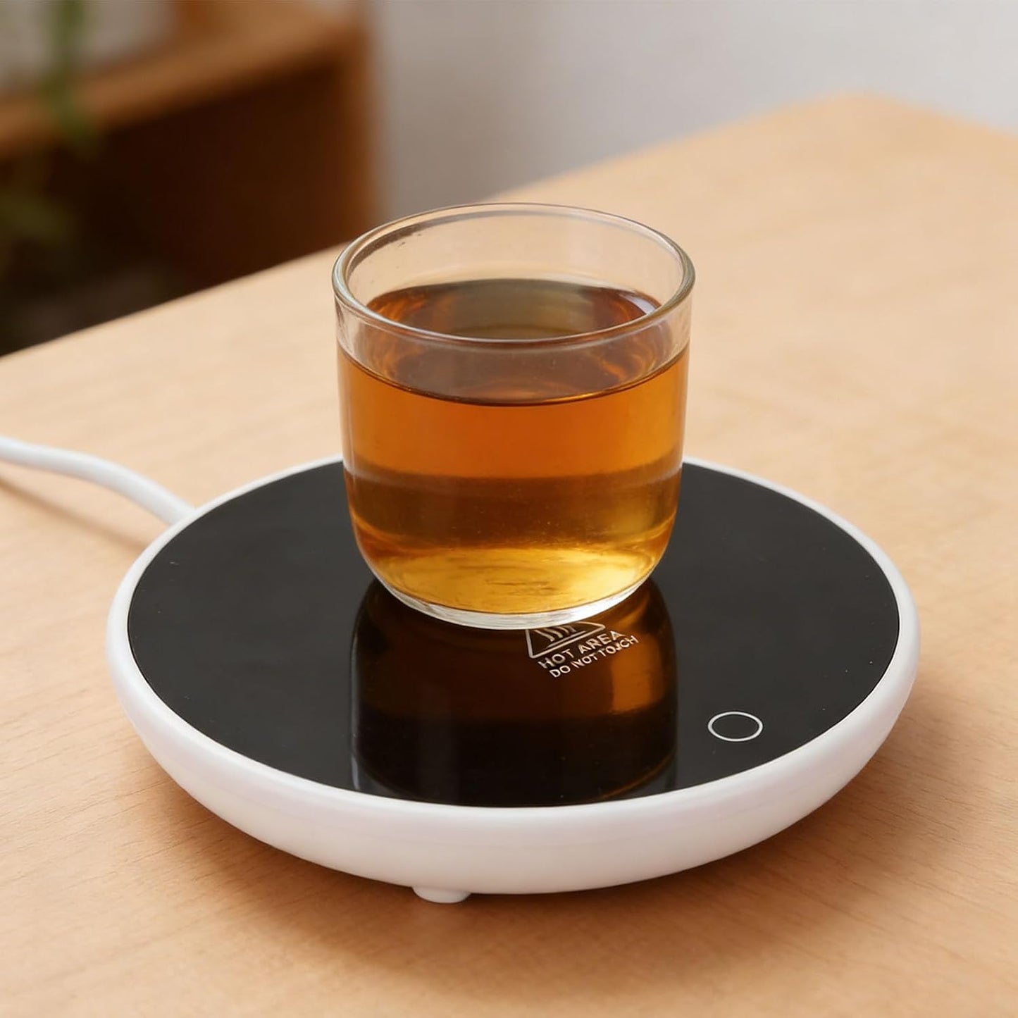 Mug Warmer, Electric Beverage Warmer with Smart Keep Warm & Auto Off, UL Certified Compact Design for Coffee Tea Milk, Gift for Coffee Lovers (US Plug)