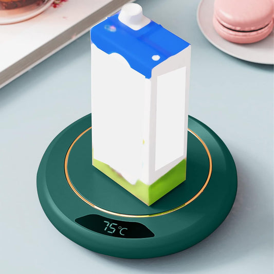 Coffee Warmer for Desk Mug Warmer, Cup Warmer with 8H Automatic Shut Off, Coffee Cup Warmer Keep Coffee, Beverage, Milk, Tea and Hot Chocolate Warm (White)