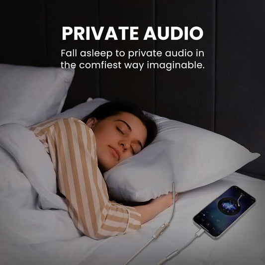 Avantree Slumber B - Wired Pillow Speaker for Side Sleepers