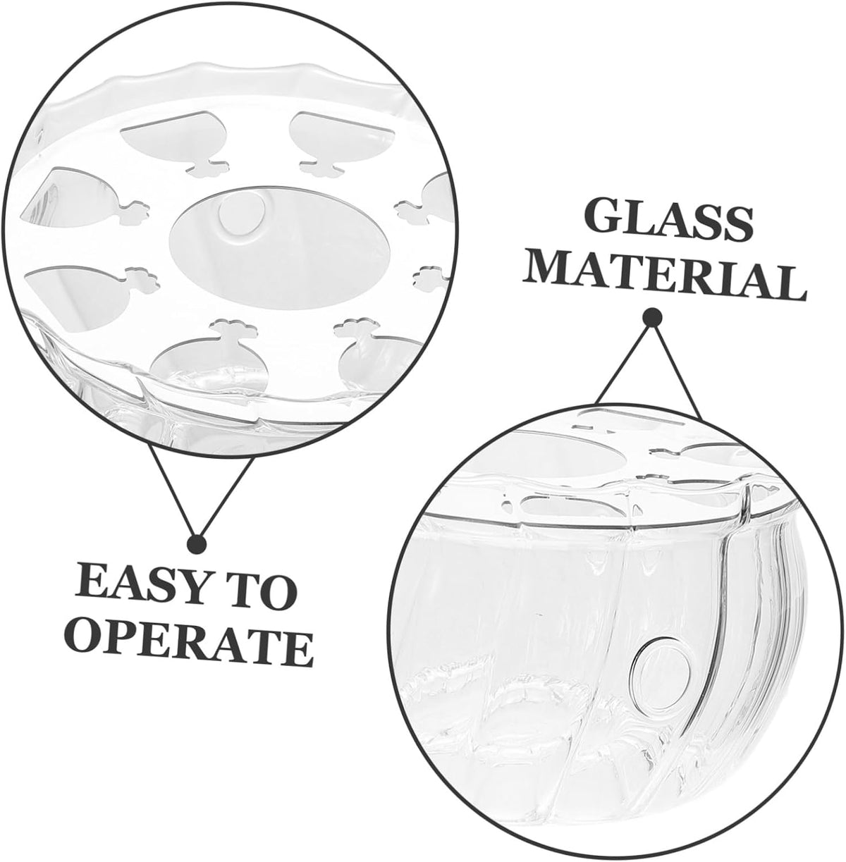 GLEAVI Teapot Warmer and Candle Heater Base Glass Design for Teapots and Beverages Elegant Tea Kettle Warmer for Cozy