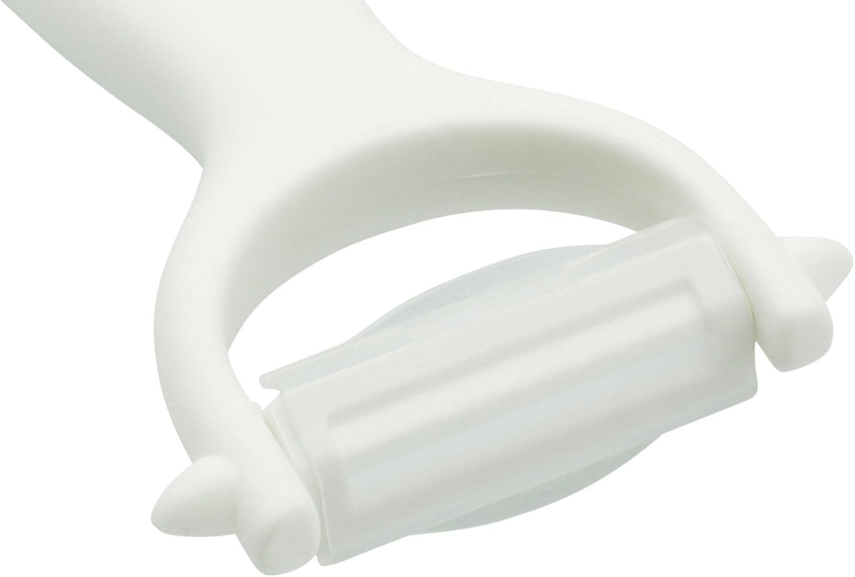 Ceramic Y Peeler - Great for Vegetables, Fruit, and Potatoes, Blade Protector Included, Dishwasher Safe | by Lynn & Riley