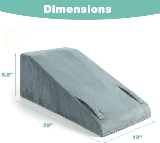 Leg Elevation Pillows for After Surgery, Memory Foam Knee Pillow for Knee Replacement Surgery, Leg Pillow Surgery Recovery Equipment for Sciatica Lower Back Hip Ankles