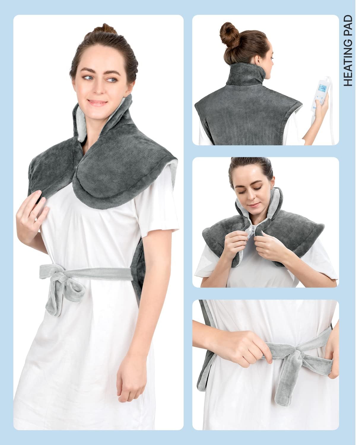 RENPHO Graphene-Infused Heating Pad for Neck, Shoulders & Back