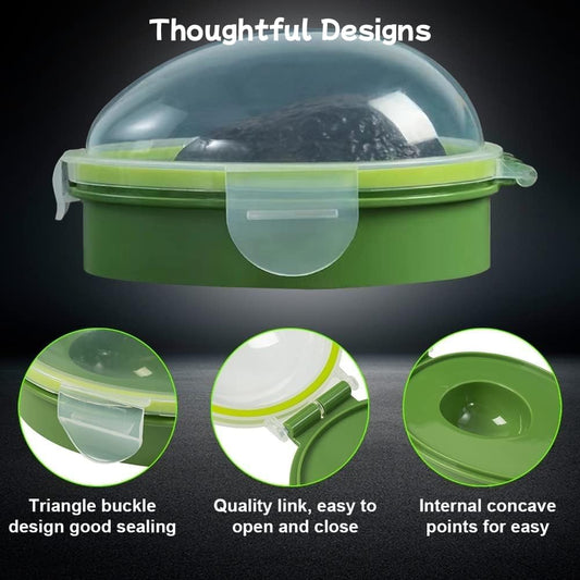Nicerice Avocado Saver,Avocado Keeper,Avocado Fresh Saver for Fridge,Portable and Reusable Avocados Storage, Crisper to Keep Your Avocados Fresh for Days (1)