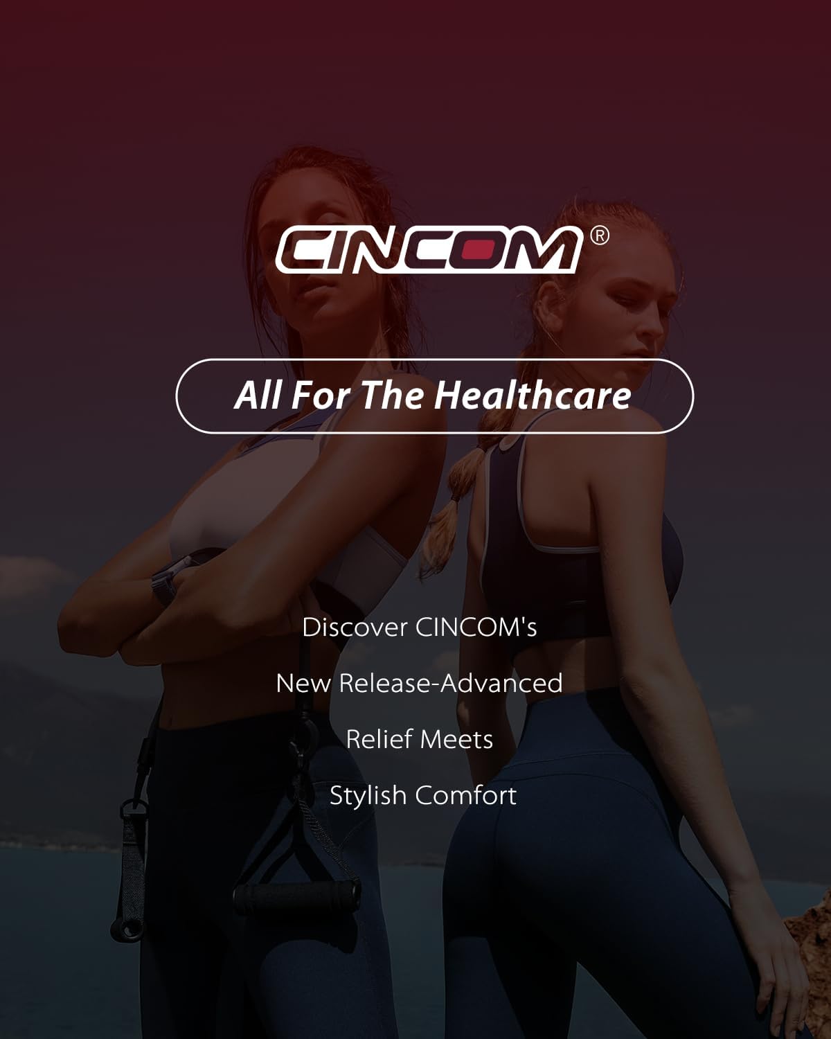 CINCOM Cordless Leg Massager with Heat and Air Compression