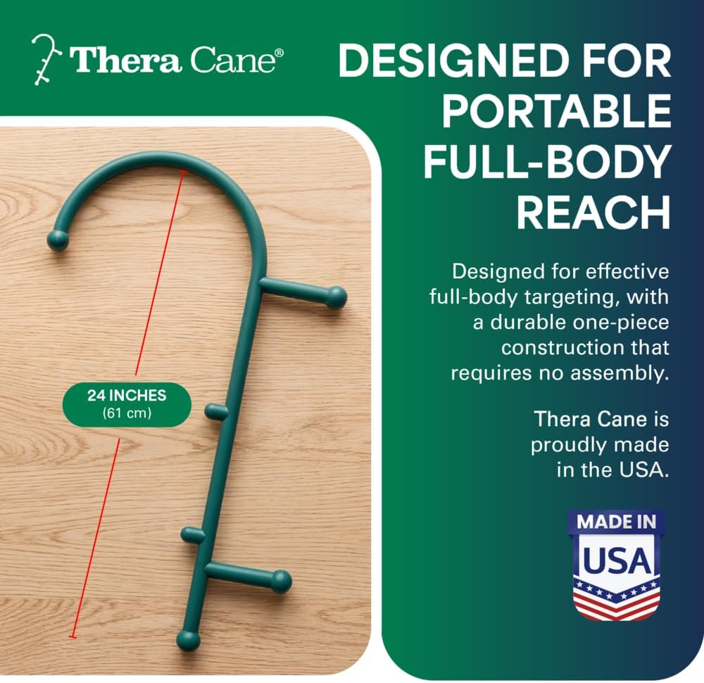 Thera Cane Massager (Blue), Proudly Made in The USA Since 1988
