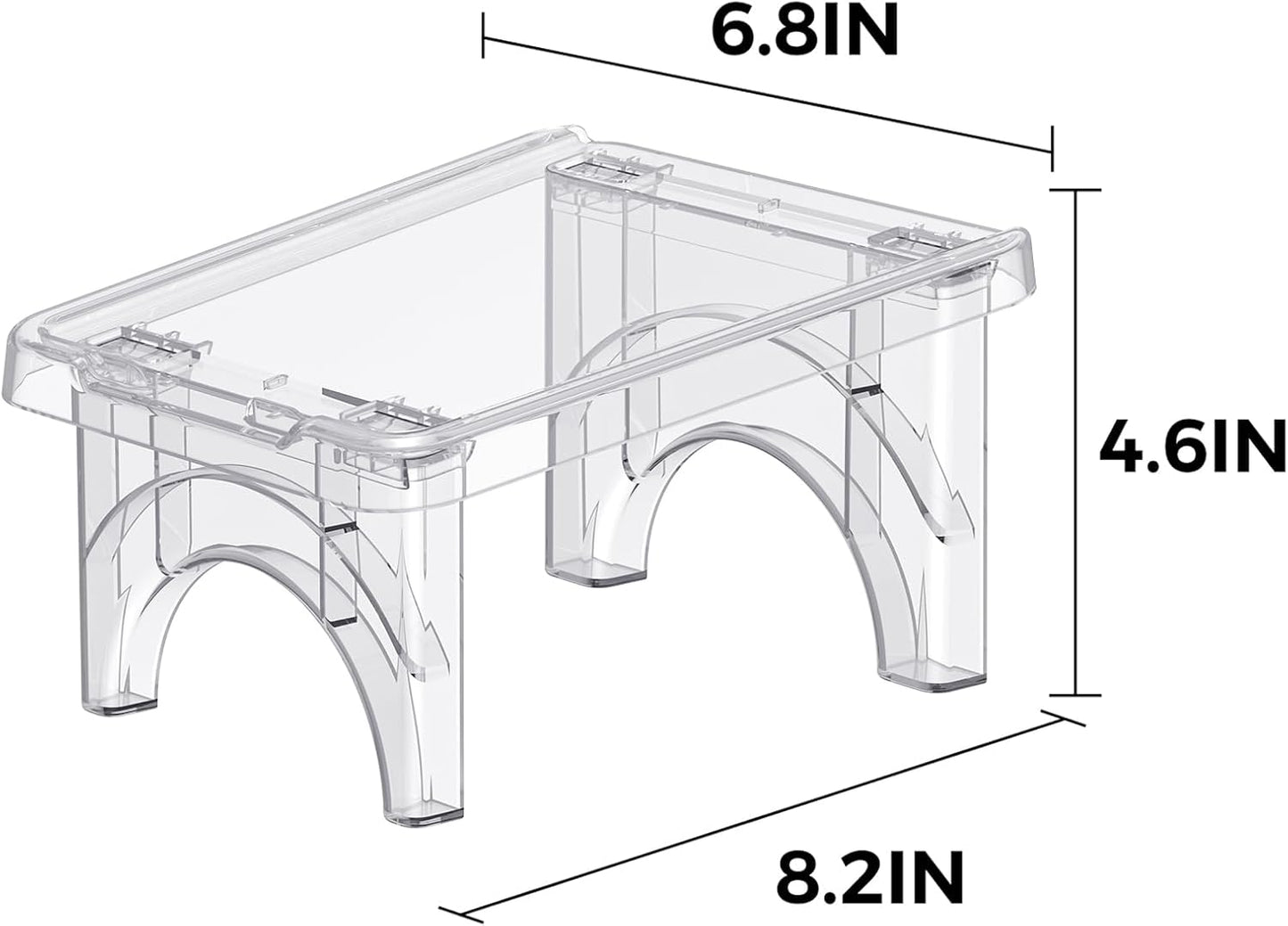 ZHANDEYUA Liquid Laundry Holder, Stand for Laundry Room Organization and Storage, laundry detergent dispenser (Clear) (1Pack)