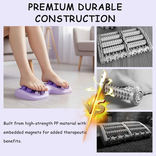 Large Magnetic Foot Massager Roller for Plantar Fasciitis Relief, Deep Tissue Foot Roller for Arch, Heel & Foot Pain, Stimulates Circulation for Tired Feet, Home & Office Use