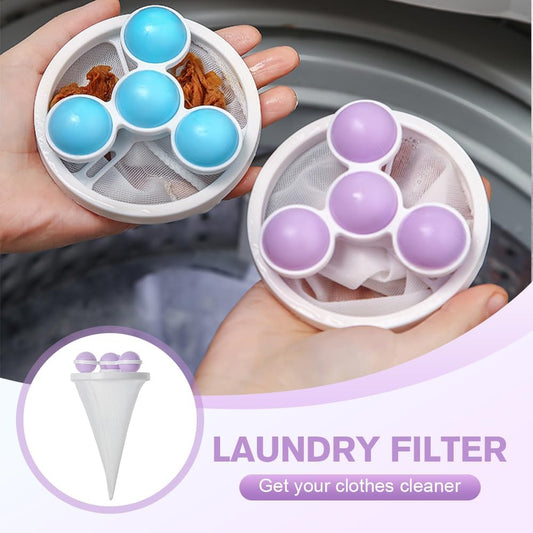 Floating Hair Filtering Mesh Removal, 2026 New Lint Catcher for Washing Machine, Reusable Pet Hair Remover for Laundry, Hair Catcher for Clothes, Bedding, Dog & Cat (Mix, 3pcs)