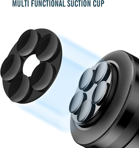 Wireless Bone Conduction Speaker, Bluetooth Vibrating Speakers | With Colorful LED Lights Portable Surface-Adsorption Speakers for Unique Sound Effects Ideal for Home, Outdoor & Party Uses