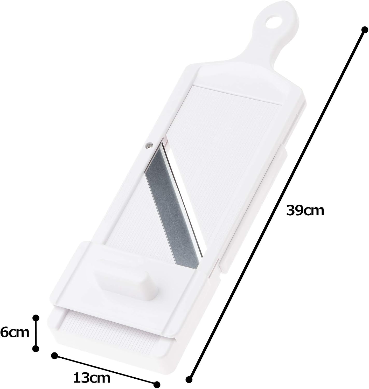 Shimomura Kougyou SFS-102 Slicer with Holder, Adjustable Thickness, 0.03-0.12 inches (0.8-3.0 mm), Cabbage, Julienne, Tomato Slice, Made in Niigata, Made in Japan