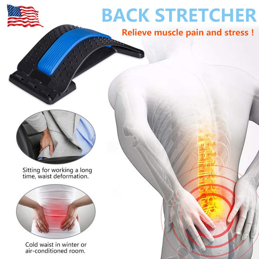 JUMPOW Back Stretcher for Lower Back Pain Relief,3 Level Lumbar Board