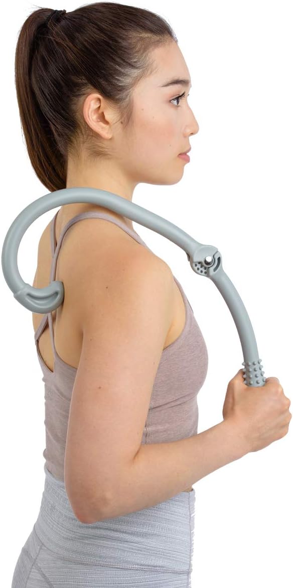 Aeromat Folding Cane Massager, Portable Trigger Point Back and Spine Massage