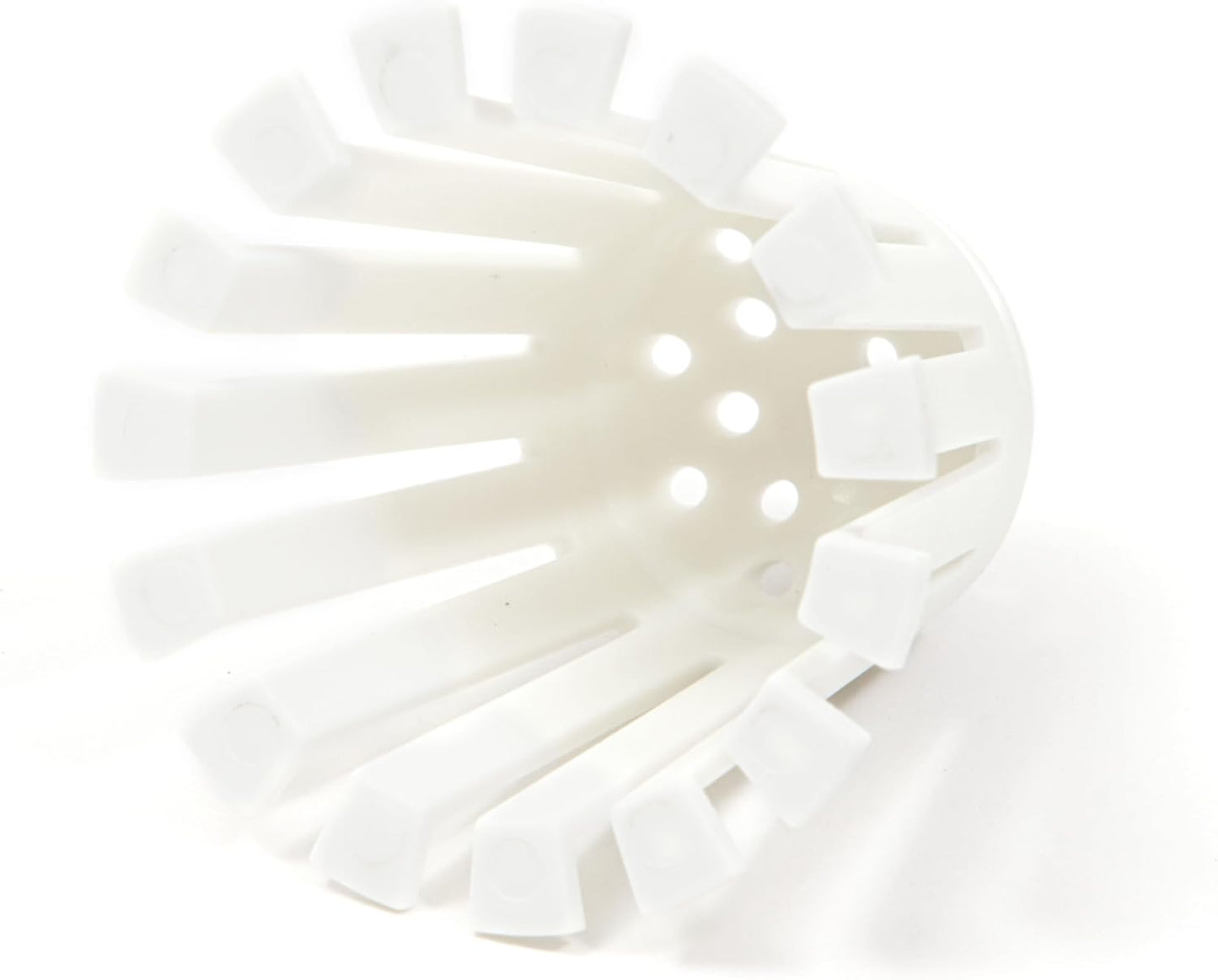 TubShroom Toss 21pk Disposable Bath Tub Drain Strainers - Hair Catcher Snare for Shower Bathtub to Prevent Clogged Drains, Traps Human and Pet Hair, One Year Supply (White)