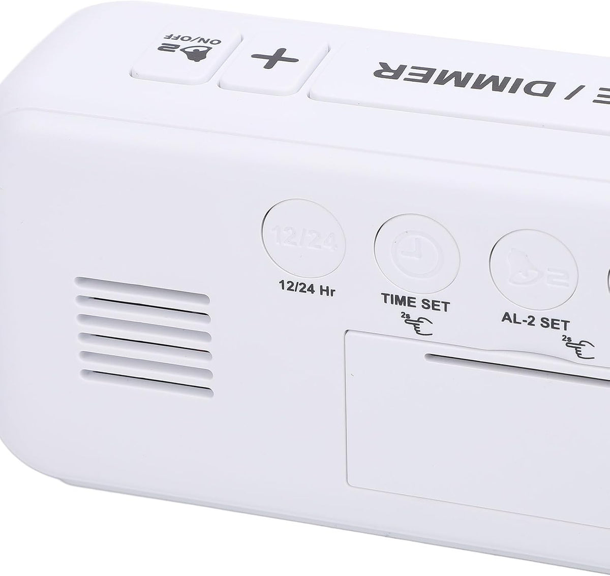 ZJchao Dual Alarm Clock with Bed Shaker LED Display Vibrating Alarm for Heavy Sleepers