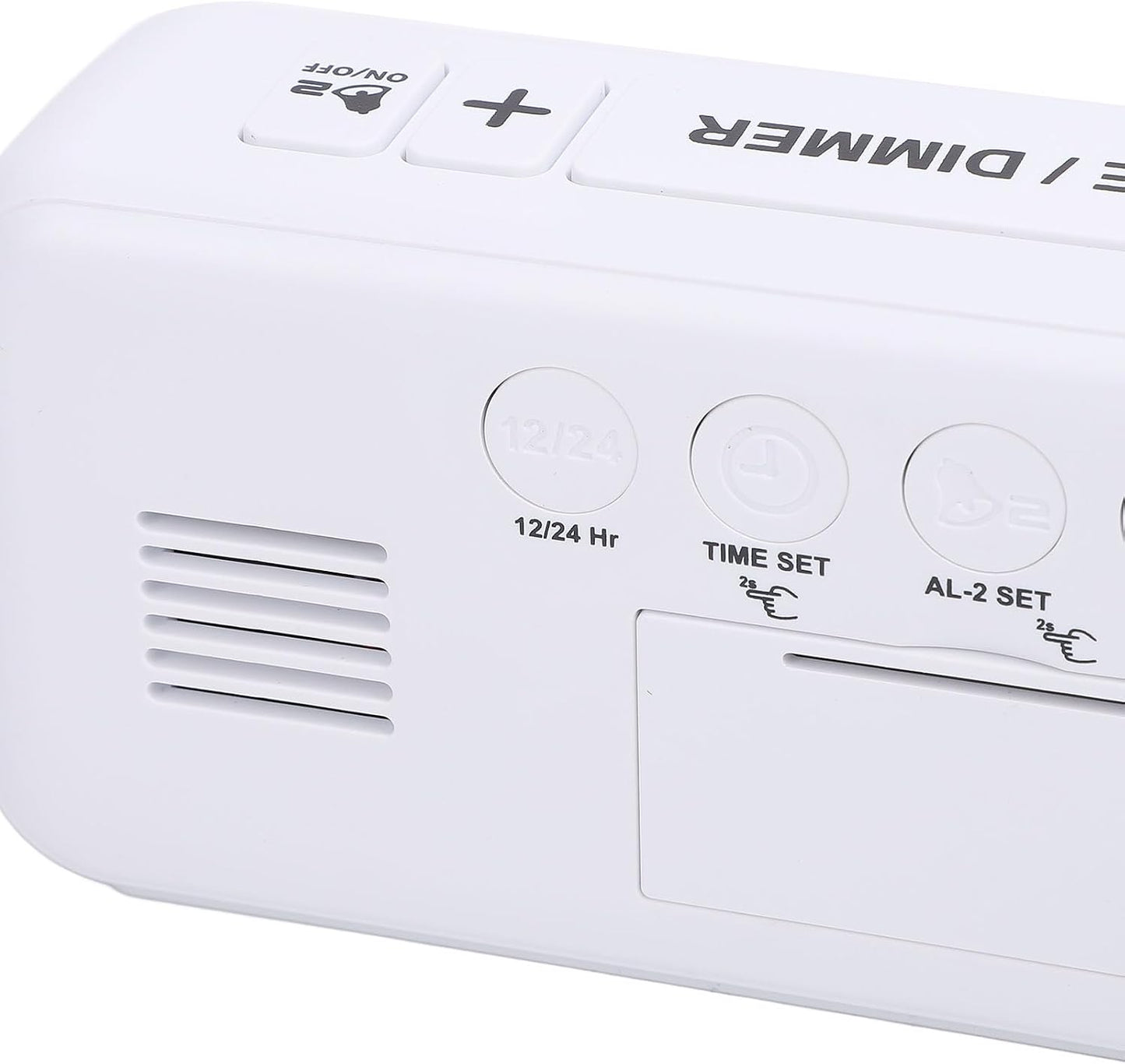 ZJchao Dual Alarm Clock with Bed Shaker LED Display Vibrating Alarm for Heavy Sleepers