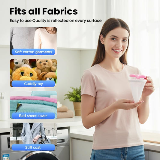 Washer Floating Lint Filter Mesh Remover 3Pcs, Pet Hair Remover for Laundry, Floating Lint Catcher for Washing Machine Hair Catcher, Reusable Mesh Laundry Bags for Dog Hair Remover (Yellow)