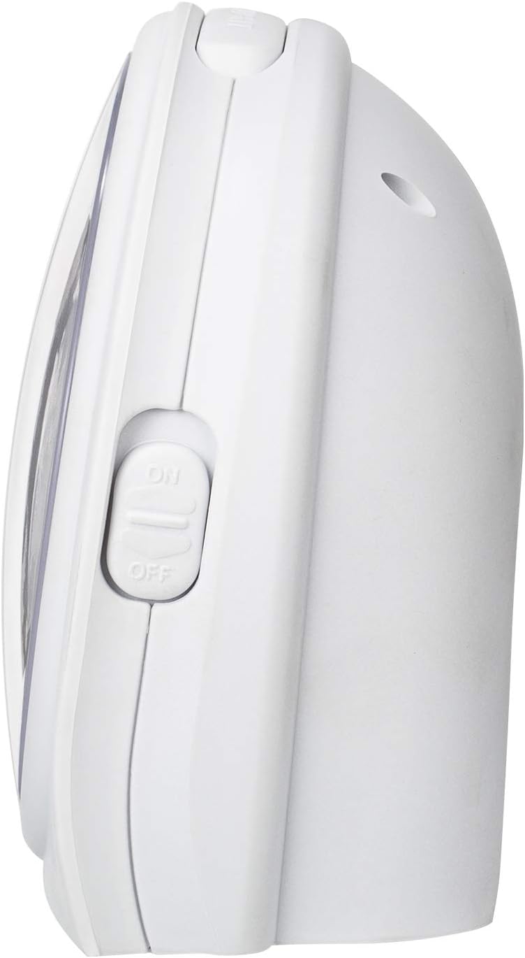 Tinload 5.5" Large Analog Alarm Clock Silent Non Ticking, Gentle Wake, Beep Sounds, Increasing Volume, Battery Operated Snooze and Manual Light, Easy Set