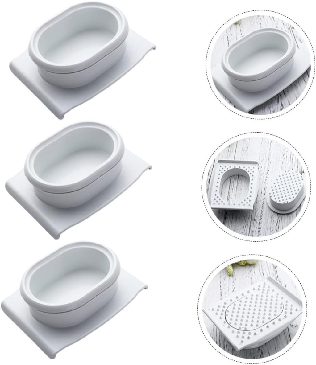 Food Slicer Hand Guard Finger Protectors for Safe Cutting and Grating Vegetables Fruits Cheese Meat with Non-Slip Design 3.74X3.14X1.18 Inch 3 Pack
