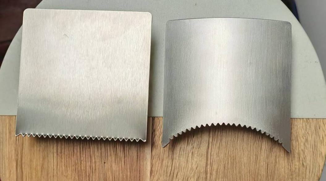 Set of 2 Heavy Duty Finger Guards to Prevent Your Fingers From Getting Injured, Easy Hold Stainless Steel Large Size Finger Protector for Safe Cutting