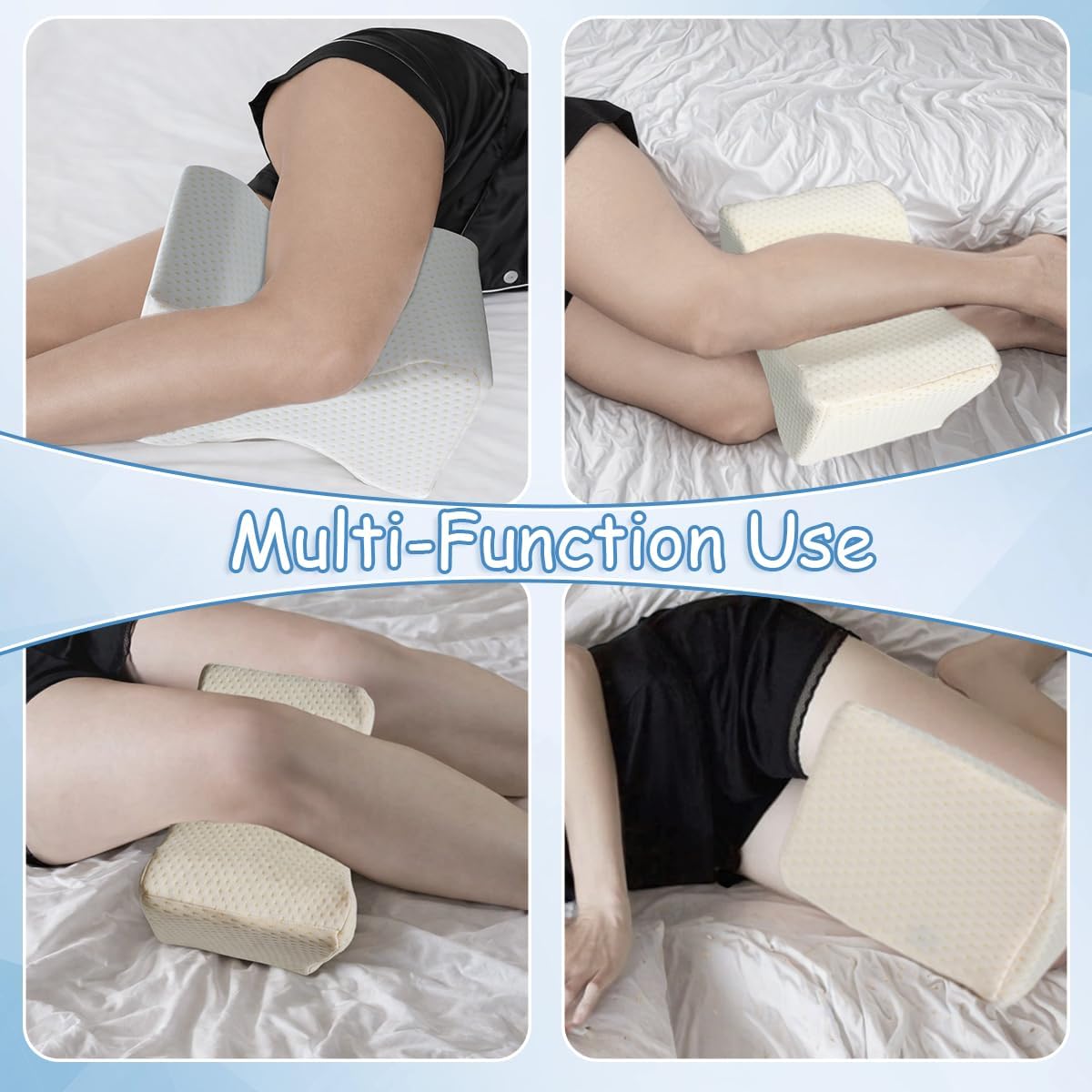 King Mills Plus Size Knee Pillow for Sleeping, Extra Large