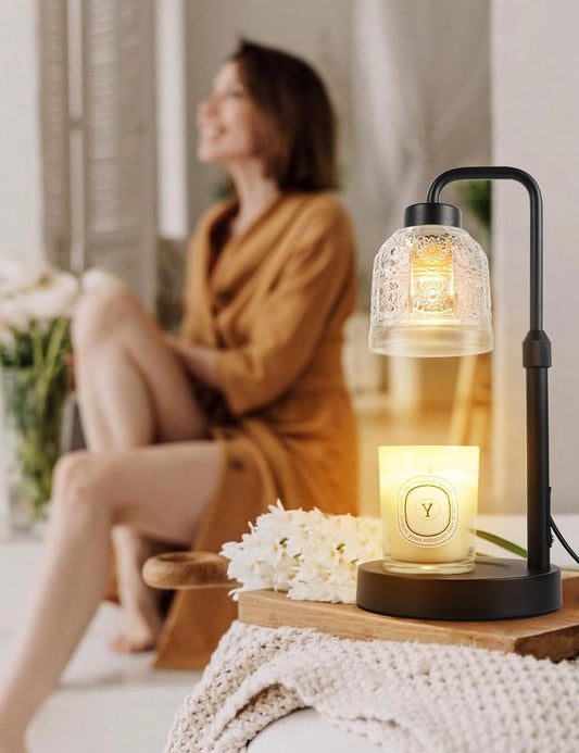Candle Warmer Lamp with Timer Dimmable, Adjustable Lamp Candle Warmer, Birthday Gifts for Women Mom, Wax Warmer Lamp for Scented Jar, House Warming Gifts New Home Decor