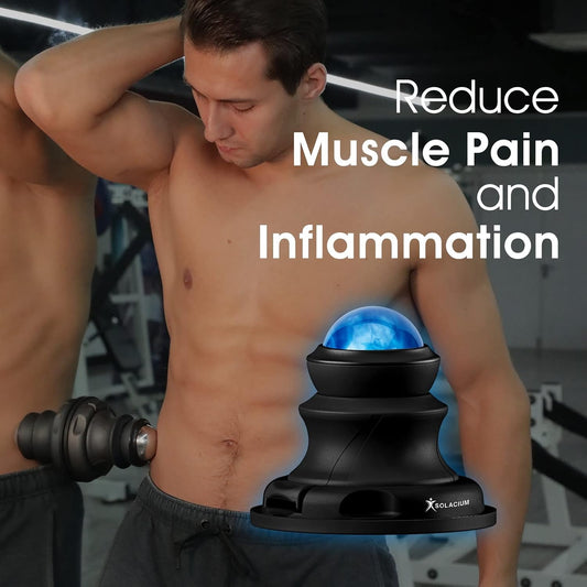 Mountable Massage Roller Ball for Pain Relief, Suction Cup Back Massager, Self-myofascial Release and Trigger Point Massage Tool to Relieve Muscle Knots