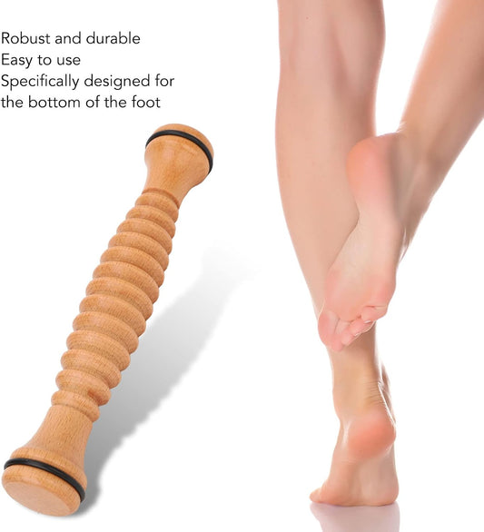 Body Massage Wooden Roller, Manual Wooden Fascia Massage Roller, Wooden Stick Traditional Thai Massage Stick Wood Tools Relax Feet Promote Stress Relief And Muscle Relaxation