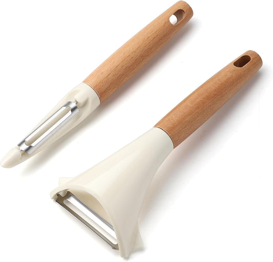 Potato Peelers Stainless Steel Swivel Peelers Y-Shaped and I-Shaped Peeler | Vegetable Peeler Set of 2 Carrot Fruit Peelers for Kitchen Home