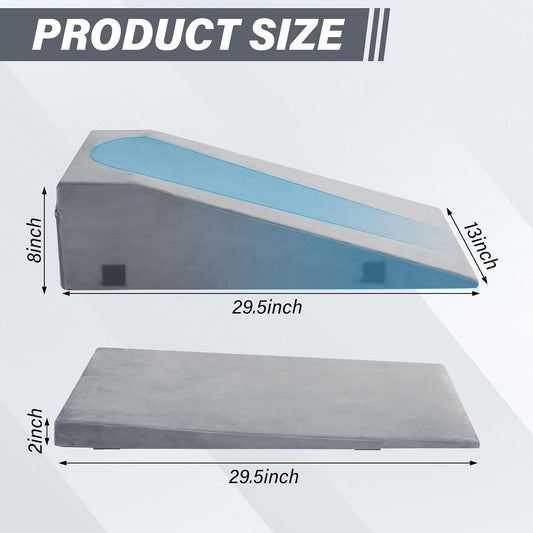 Leg Elevation Pillows for After Surgery, Adjustable Height Knee Surgery Recovery Equipment, Knee Replacement Recovery Aids for Hip Ankle Pain Relief Patent Pending