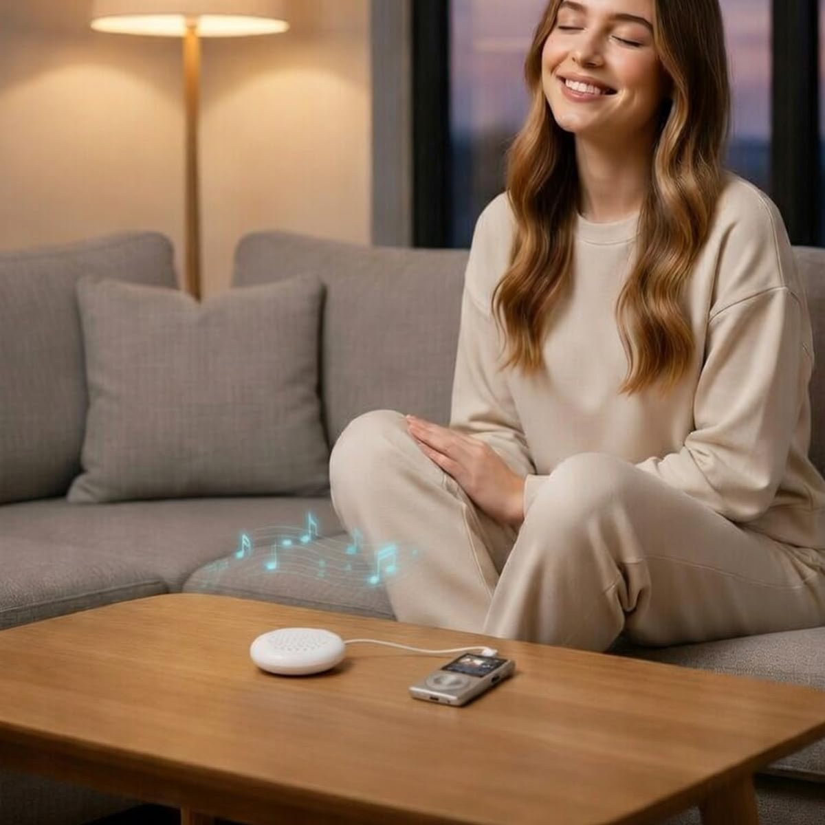 HANYAUKU Pillow Speaker, White