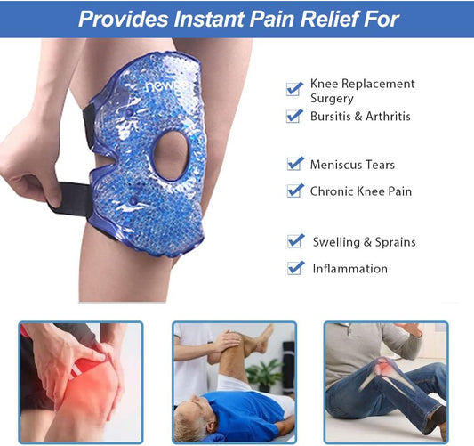NEWGO Ice Pack for Knee Pain Relief, FSA Eligible, 2 Pack