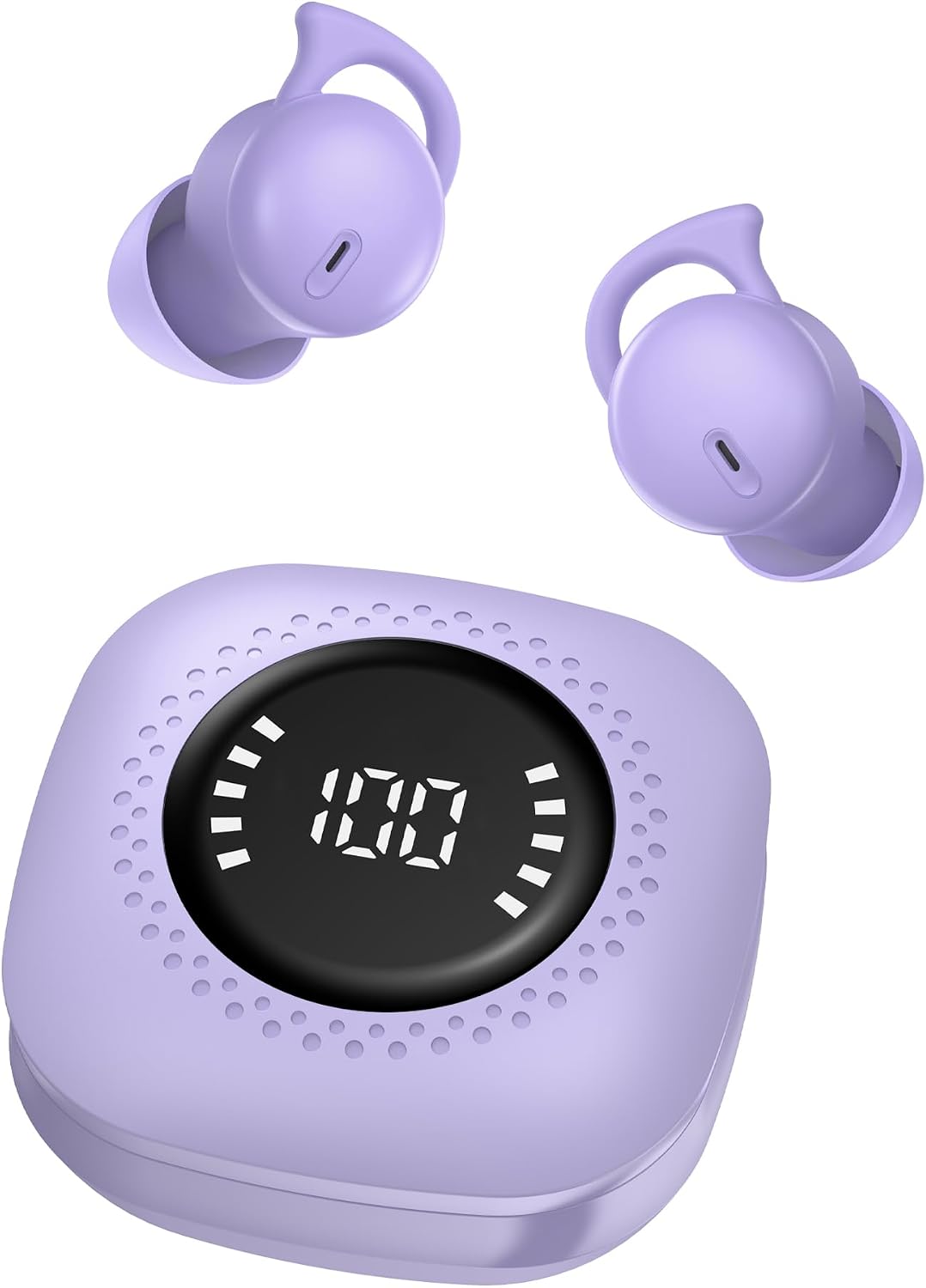 Sleep Earbuds for Side Sleepers, Invisible Bluetooth Earbuds with Noise Blocking, Mini Wireless Sleep Headphones for Sleeping, Snoring Relief, Travel, Study & Relaxation (Black)