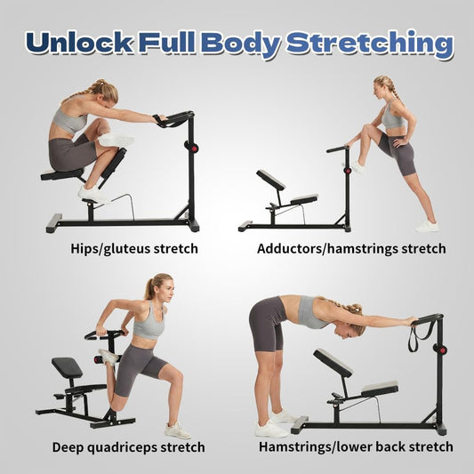 Stretch Machine, Full Body Stretching Equipment for Lumbar Stretching, Lower Back Pain Relief, Flexibility Trainer, Posture Correction