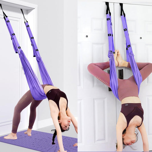 Leg Stretcher Strap/Yoga Fitness Band,Backbend Training Belt with Door Anchor,Flexibility Trainer Leg Stretching Assist Stretch Strap for Dance, Ballet,Gymnastics, Fitness, Aerial Yoga
