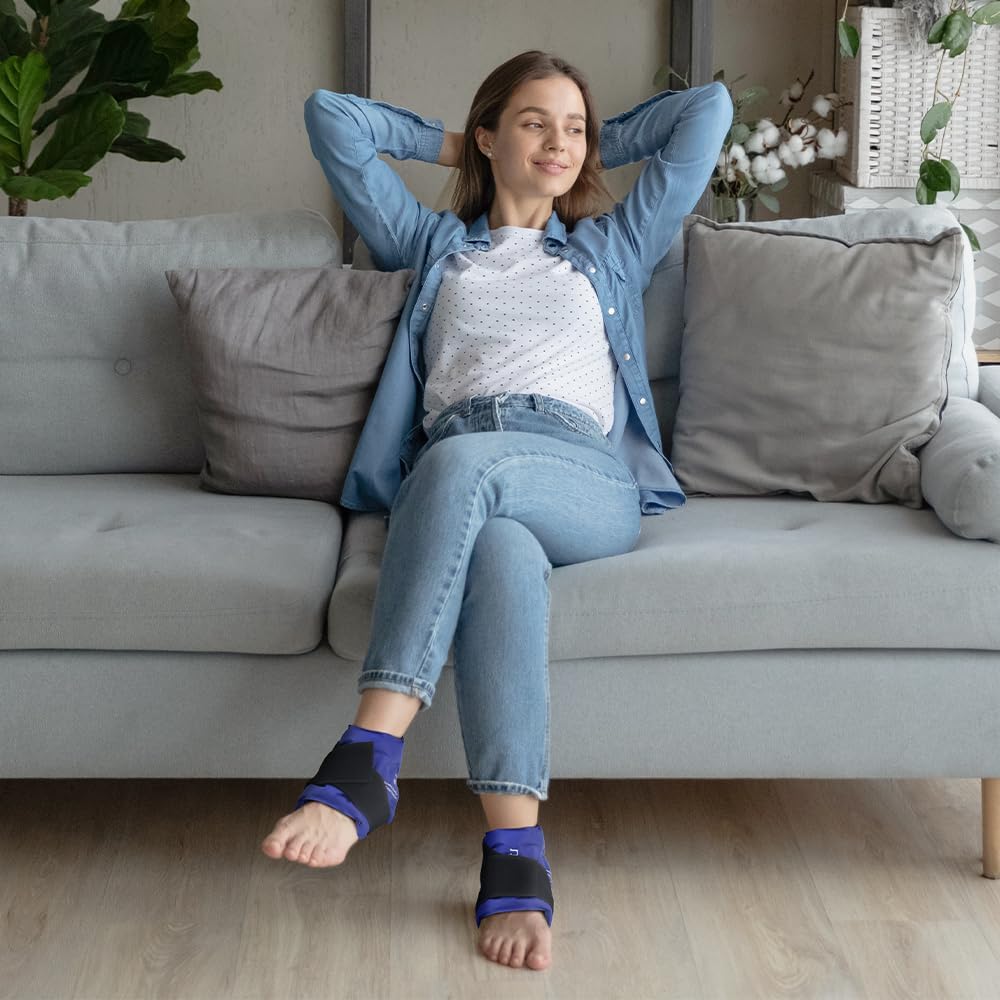 NEWGO Ankle Ice Wrap – Reusable Cold Pack for Swelling & Post-Surgery
