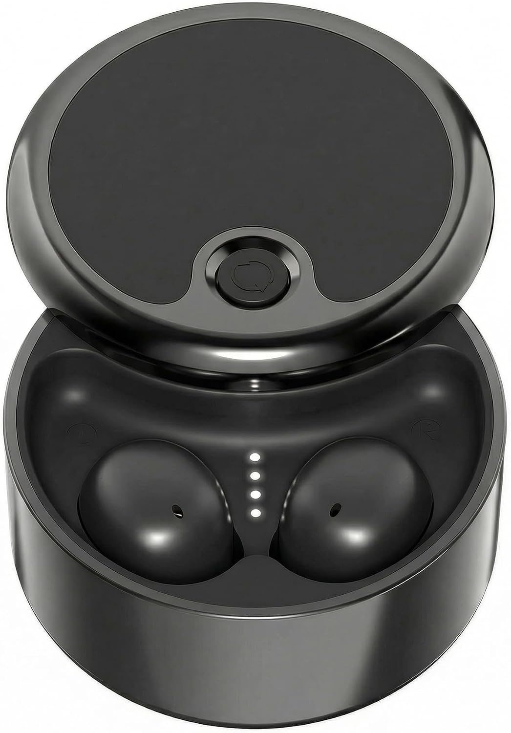 Wireless Bluetooth Sleep Earbuds for Side Sleepers - Lunar White | Miniature low profile fit, Stay-in architecture, Noise reduction, Twist open charging case, Wide device compatibility