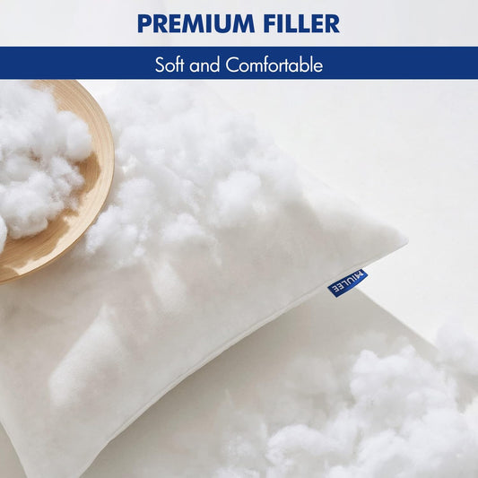 MIULEE Pillow Insert 12x20 Inch, Decorative Rectangle Throw Pillow Insert, Premium Fluffy Pillow Forms Stuffer for Sofa Couch Living Room | Premium Fluffy Pillow, Forms Sham Stuffer, for Sofa Couch Living Room
