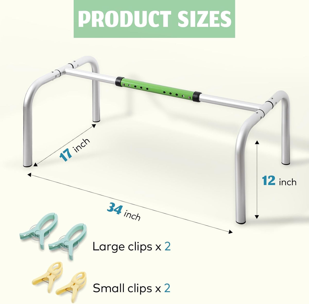 Foldable Blanket Lifter for Foot of Bed Bed Cradel for Feed Sheet Riser Includes 4 Clips